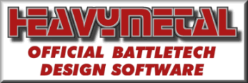 HeavyMetal Official BattleTech Design Software